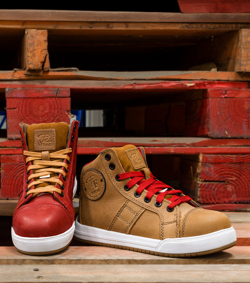 PF690 | 6'' High-Top Leather Work Shoes, Metal-Free