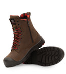 PF358 | Bottes de travail 8" en cuir, cap en acier