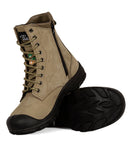 S558 | Bottes de travail 8" en cuir nubuck, cap en acier
