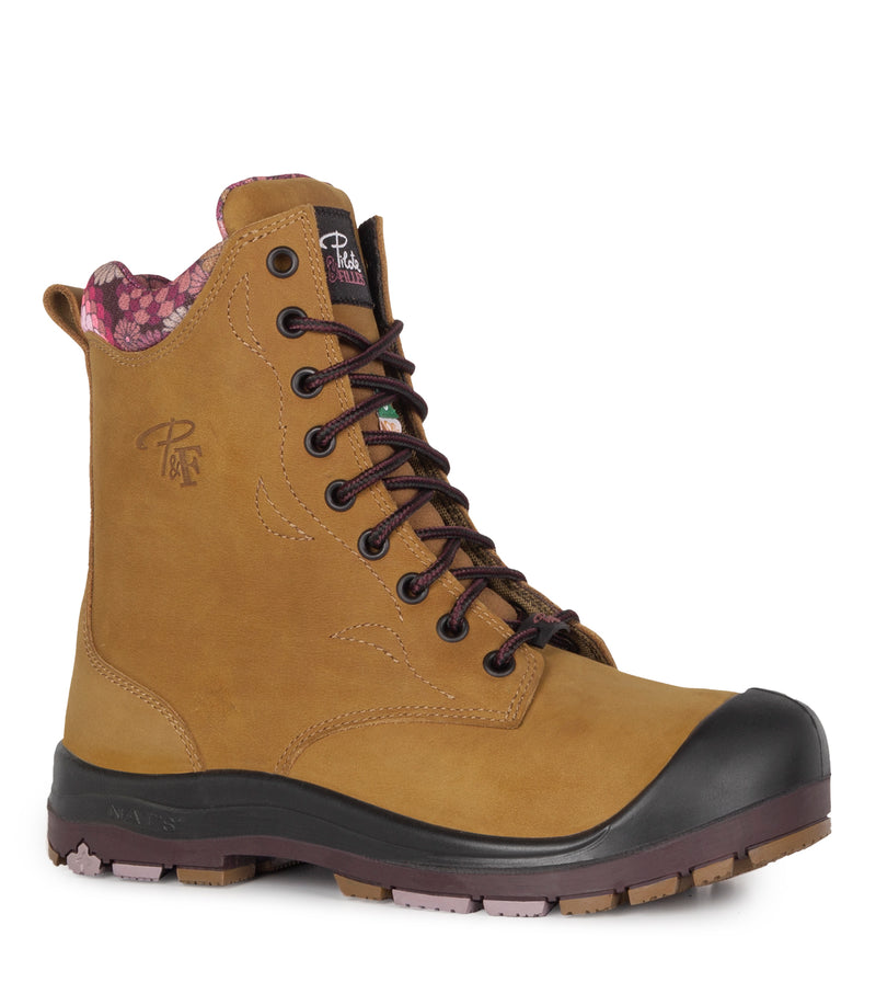 PF358 | Bottes de travail 8" en cuir, cap en acier