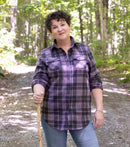 PF420 | Chemise de travail en polar à carreaux