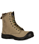 S558 | Bottes de travail 8" en cuir nubuck, cap en acier