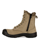 S558 | Bottes de travail 8" en cuir nubuck, cap en acier