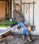 S558 | Bottes de travail 8" en cuir nubuck, cap en acier