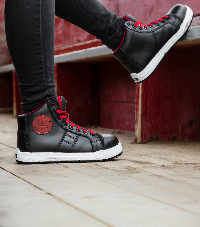 PF690 | 6'' High-Top Leather Work Shoes, Metal-Free