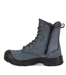 S558 | Bottes de travail 8" en cuir nubuck, cap en acier