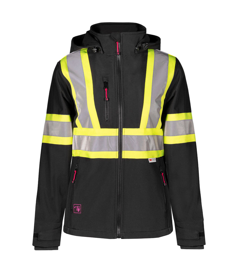 PF4004 | Manteau softshell haute visibilité