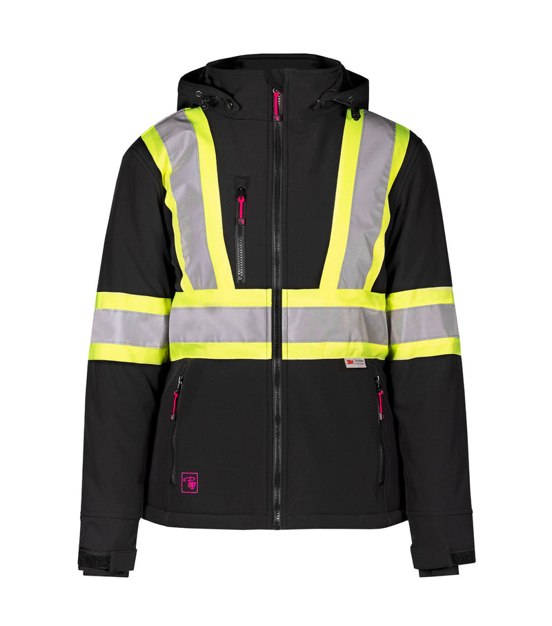 PF4010 | Manteau softshell isolé haute-visibilité