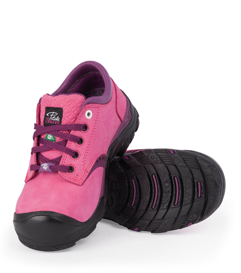 PF628 | Nubuck Leather Work Shoes, Steel Toe Cap