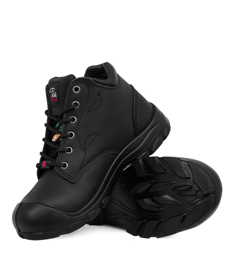 S559 | 6'' Leather Work Boots, Steel toe cap