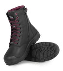 PF6002 | 8" Leather Work Boots, Internal Flexible Metguard Protection