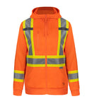 PF2004 | Chandail capuchon haute visibilité bandes réfléchissantes 4"