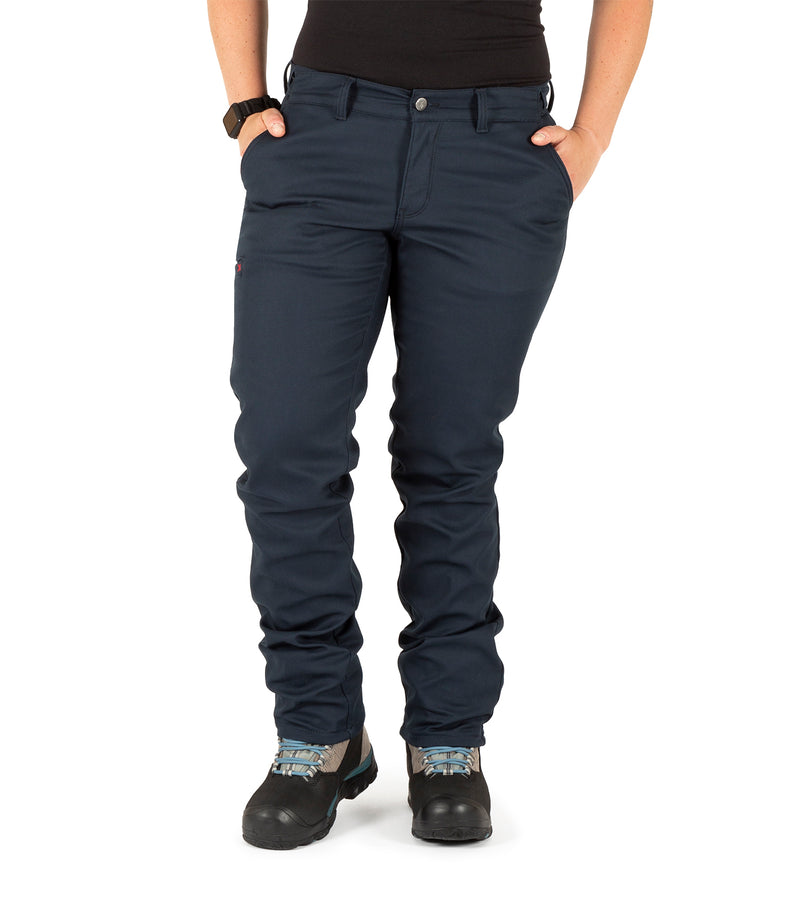 PF808 | Laminated Stretch Pants with Flexible Waistband
