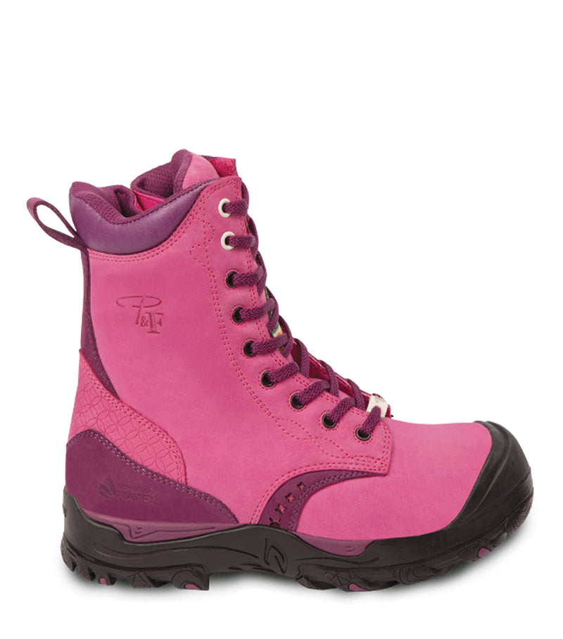 PF648 | Bottes de travail 8" en cuir nubuck, membrane imperméable