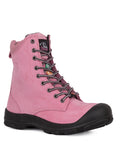 S558 | Bottes de travail 8" en cuir nubuck, cap en acier