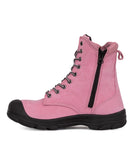 S558 | Bottes de travail 8" en cuir nubuck, cap en acier