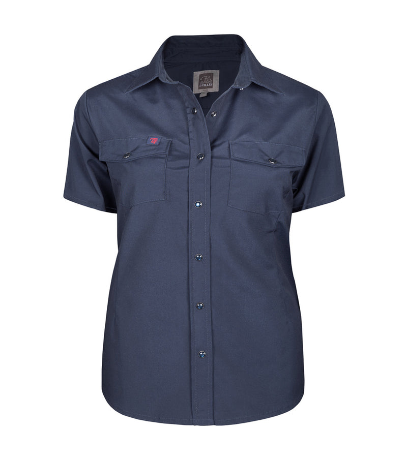 PF435 | Chemise de travail extensible à manches courtes