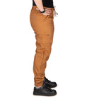 PF840 | Pantalon style jogger en coutil extensible