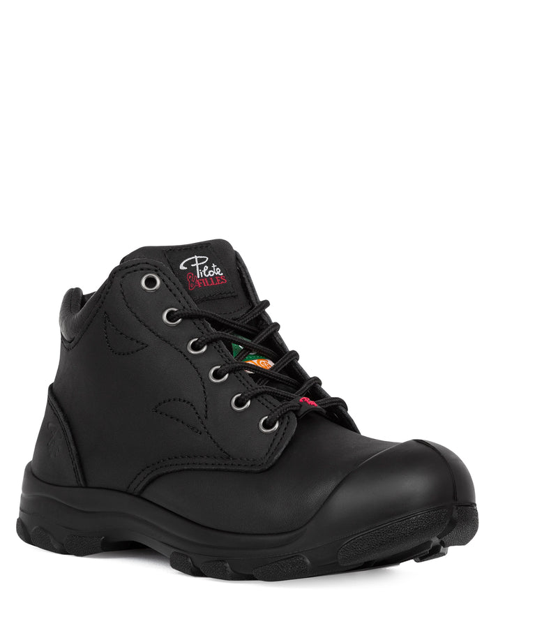 S559 | 6'' Leather Work Boots, Steel toe cap