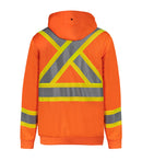 PF2004 | Chandail capuchon haute visibilité bandes réfléchissantes 4"
