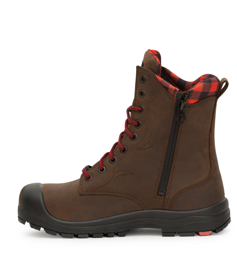 PF358 | Bottes de travail 8" en cuir, cap en acier