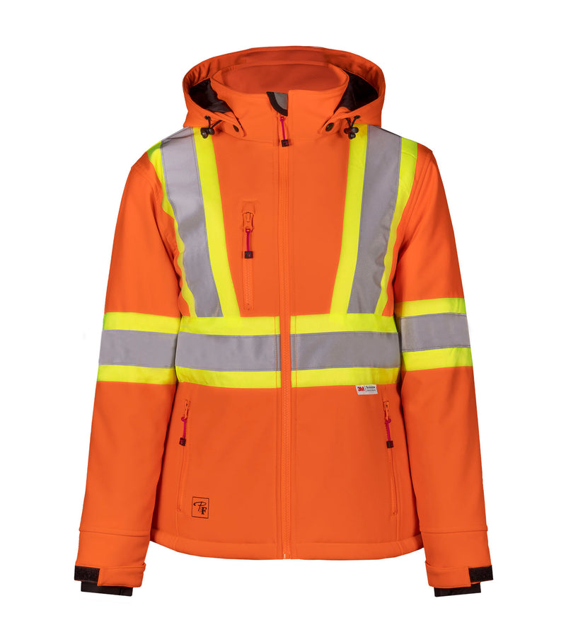 PF4010 | Manteau softshell isolé haute-visibilité