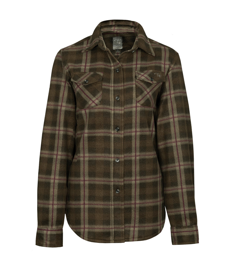 PF420 | Chemise de travail en polar à carreaux