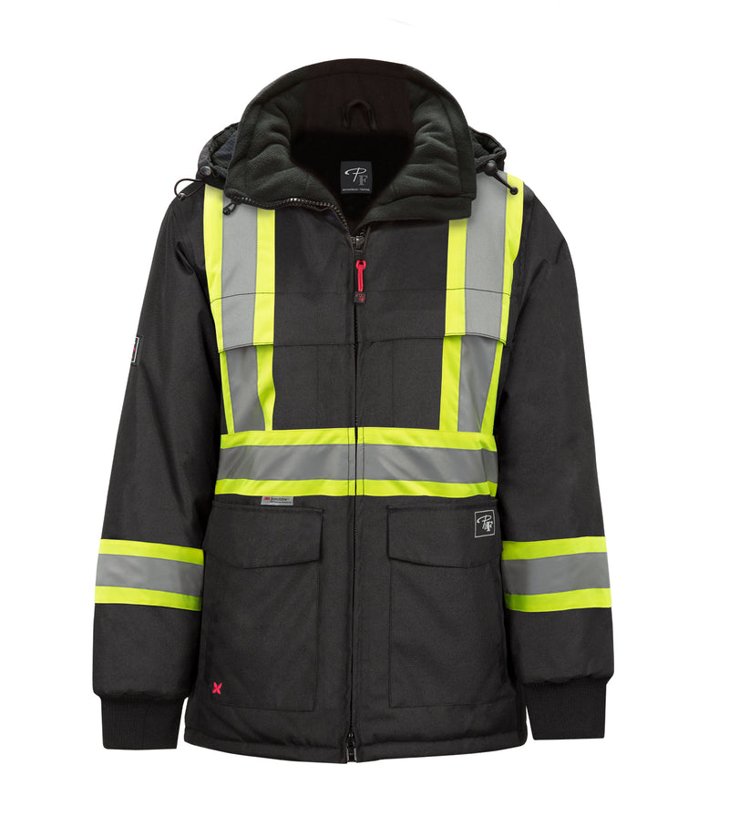 PF400 l Manteau d'hiver doublé avec bandes réfléchissantes