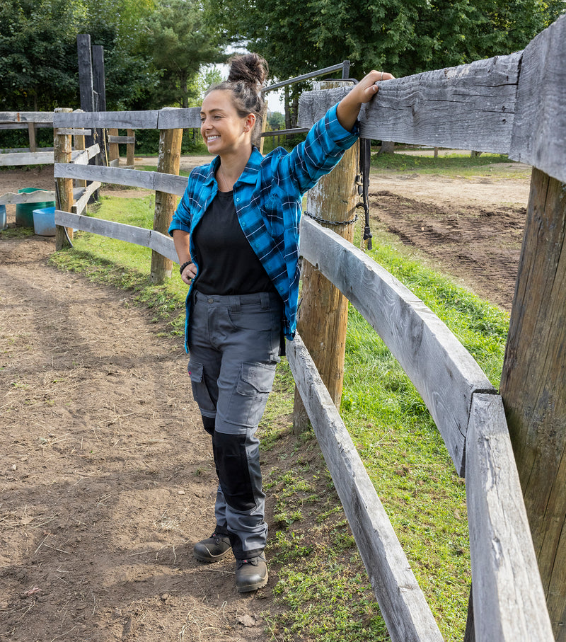 PF877 |Multi-Pocket Stretch Duck Pants