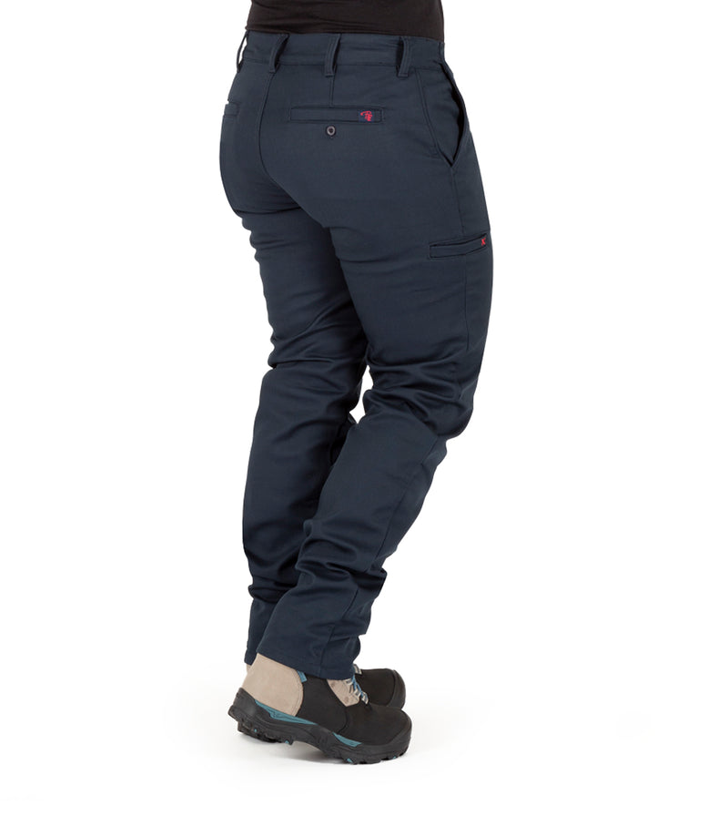 PF808 | Laminated Stretch Pants with Flexible Waistband