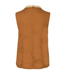 PF492 | Veste en coutil doublée en sherpa