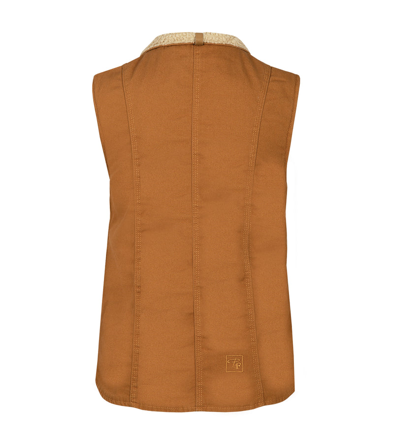 PF492 | Veste en coutil doublée en sherpa