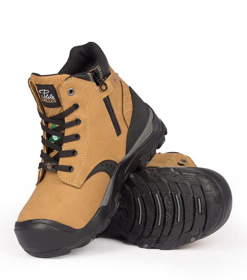 PF646 | Bottes de travail 6" en cuir nubuck, membrane imperméable