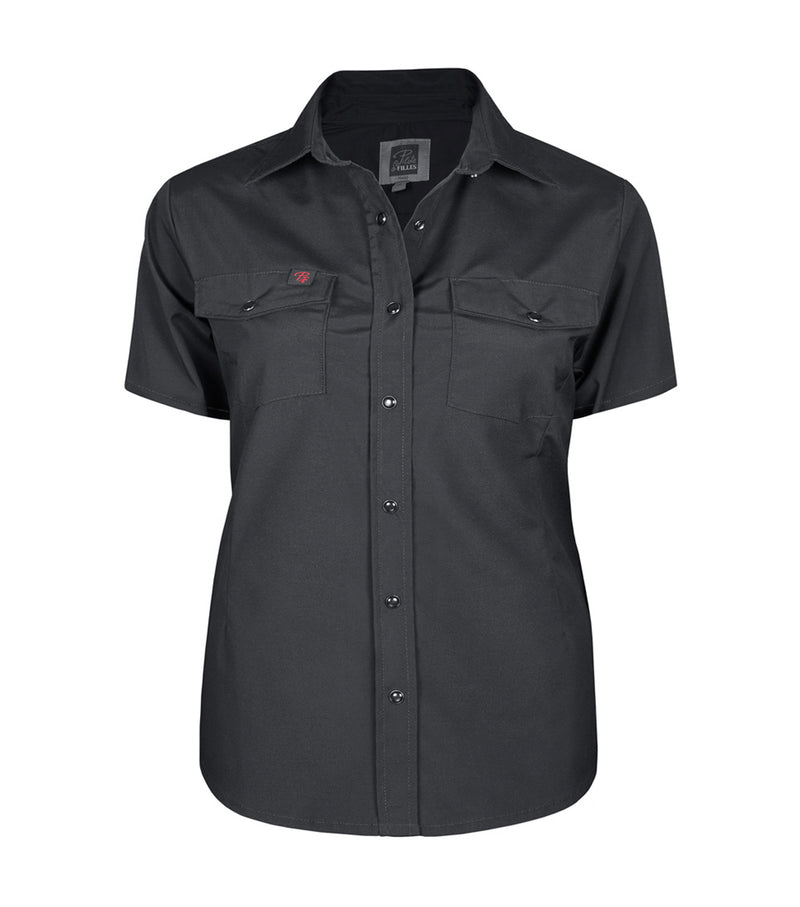 PF435 | Chemise de travail extensible à manches courtes