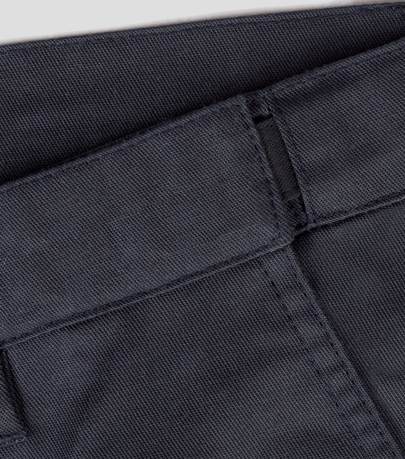 PF808 | Laminated Stretch Pants with Flexible Waistband
