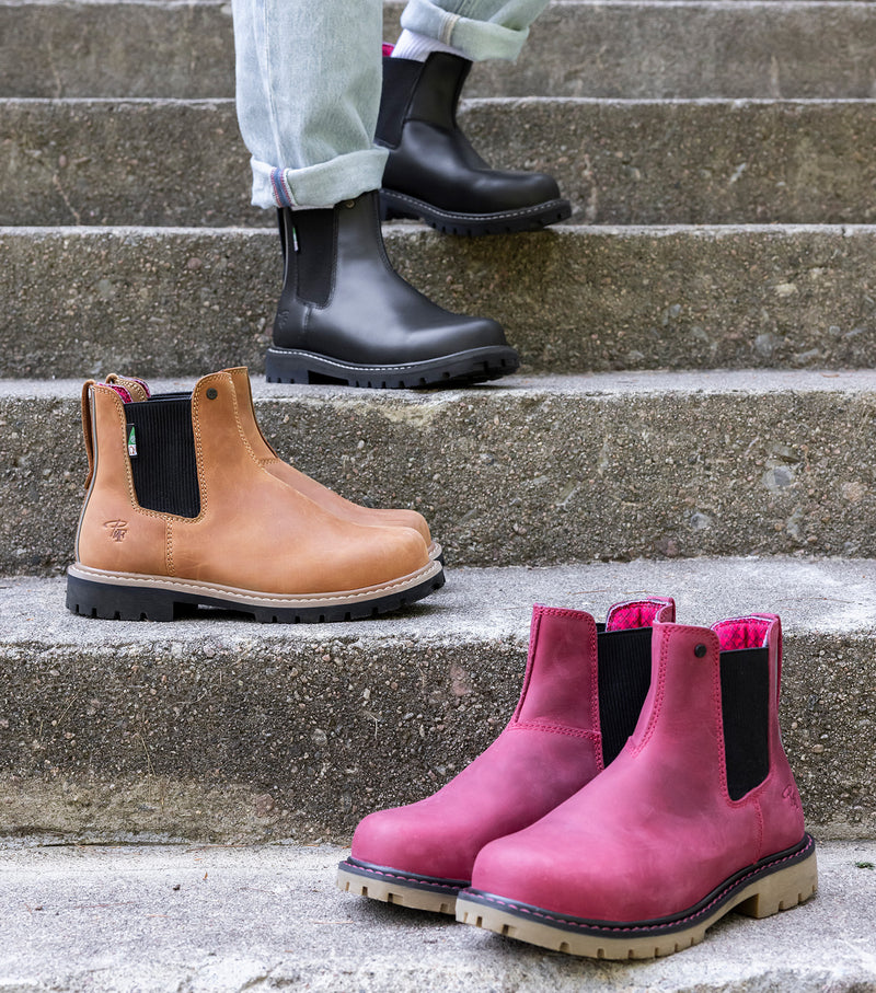 PF6008 | 6'' Leather Work Boots, steel toe cap
