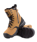 PF648 | Bottes de travail 8" en cuir nubuck, membrane imperméable