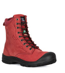 S558 | Bottes de travail 8" en cuir nubuck, cap en acier