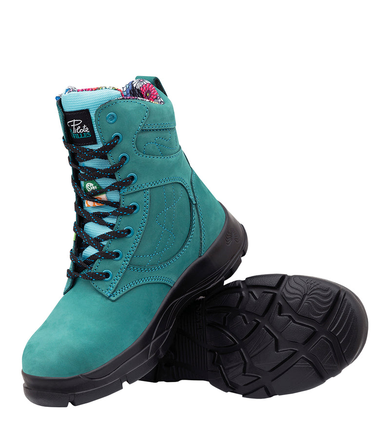 PF688 | Lightweight 8" Leather Work Boots, Waterproof Membrane