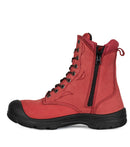 S558 | Bottes de travail 8" en cuir nubuck, cap en acier