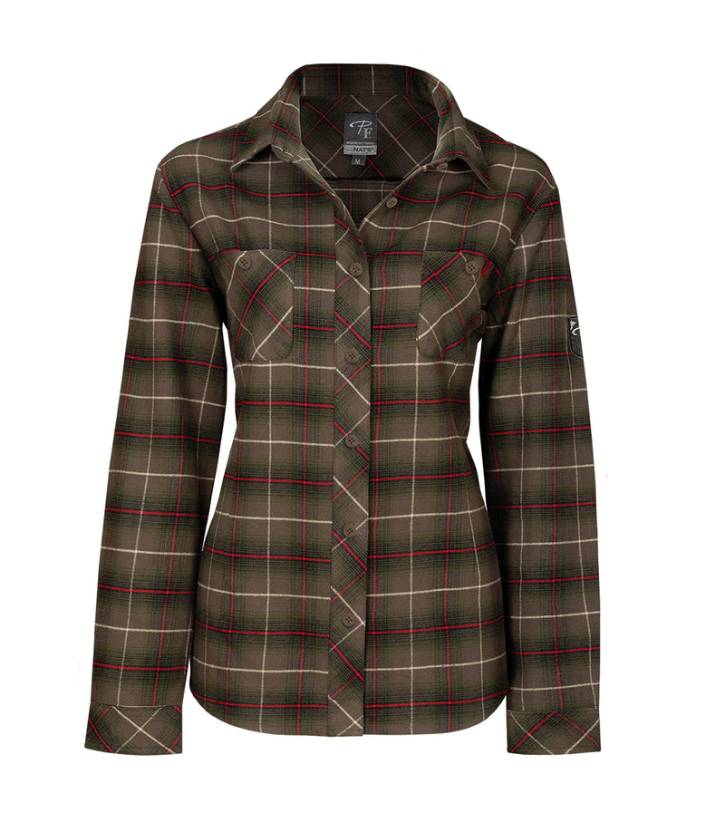 Chemise à carreaux fils métallisés bleu femme Chemise à carreaux fils métallisés bleu femme