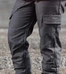 PF840 | Pantalon style jogger en coutil extensible