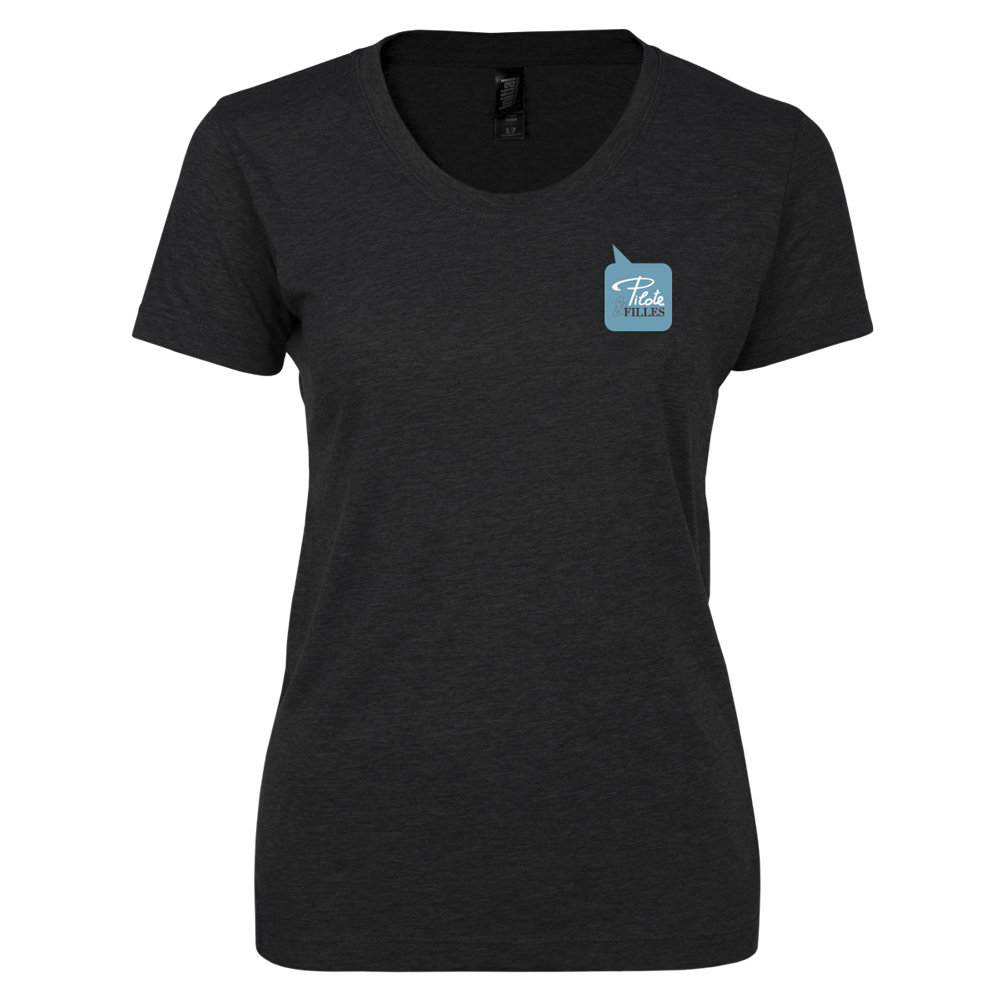 T-shirt à col rond pour femme | Pilote et Filles