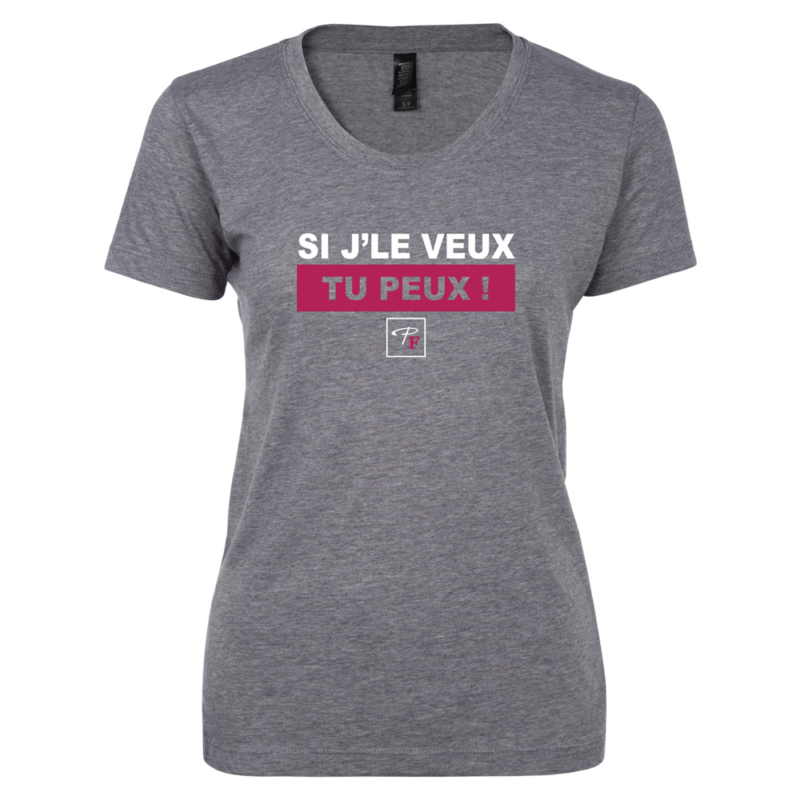 T-shirt à col rond pour femme | Pilote et Filles