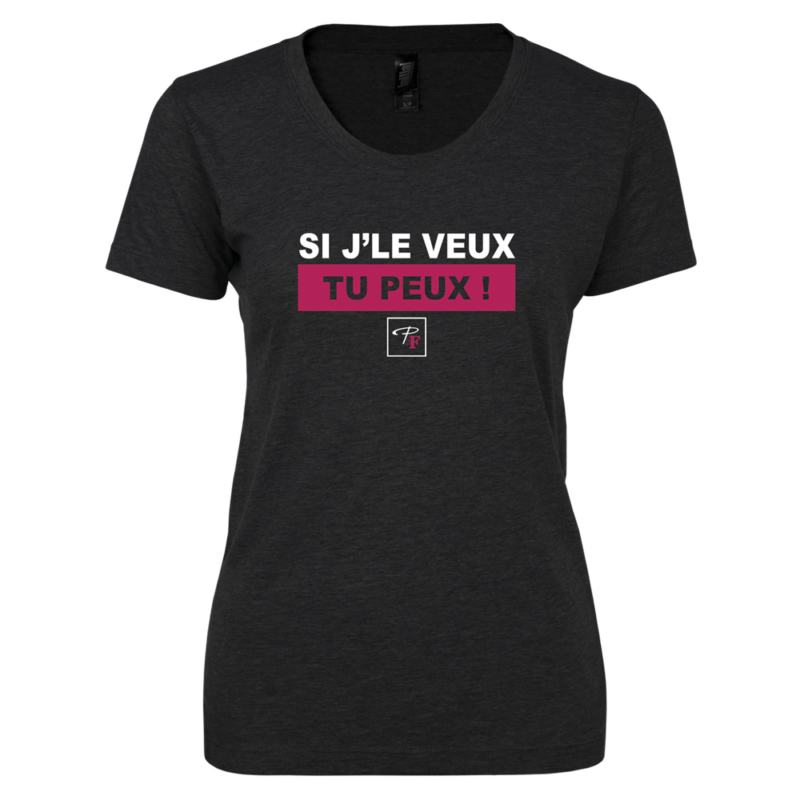 T-shirt à col rond pour femme | Pilote et Filles