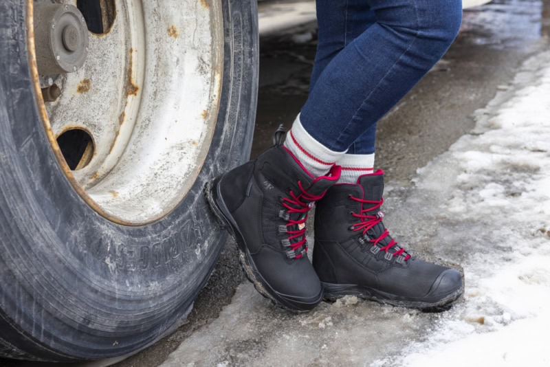 Pilote et Filles | Bottes de sécurité doublée d'hiver pour femme PF624 Noir lifestyle 1