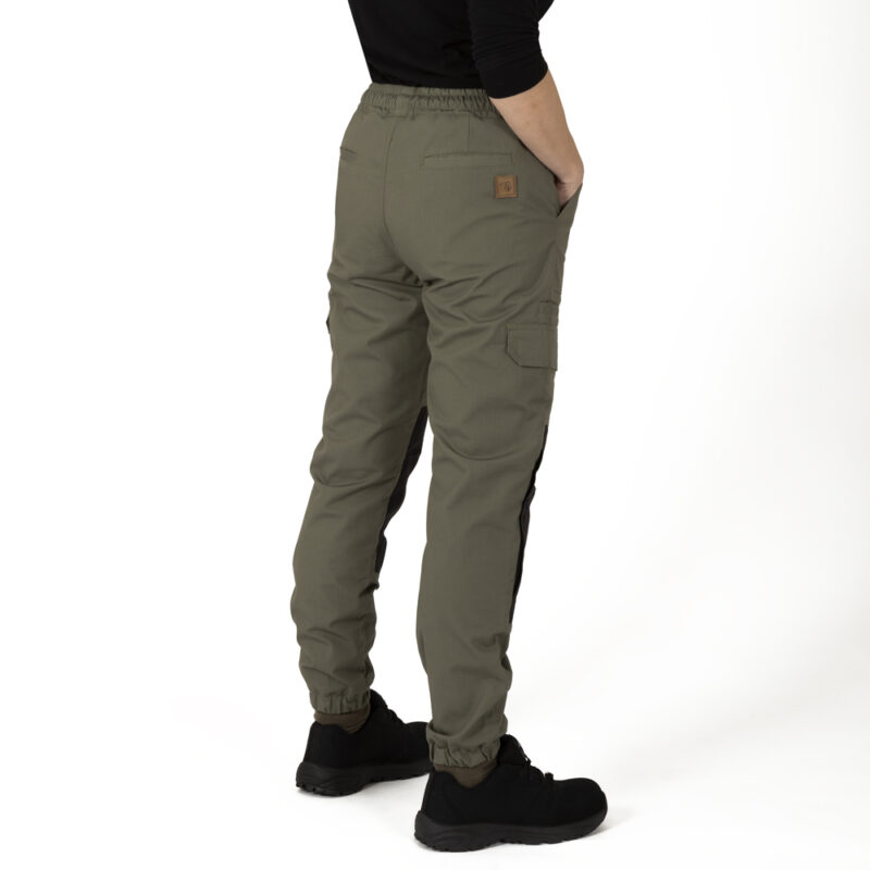 pantalon leger multi-usages pour femme de couleur vert