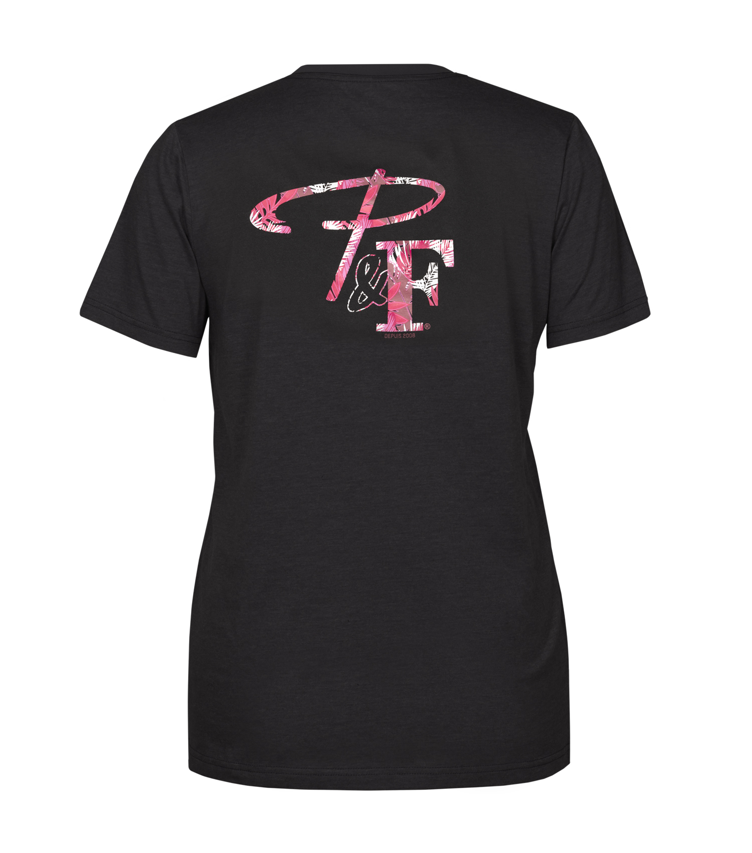 PF247-t-shirt-imprime-noir-rose-2